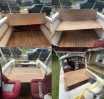 Bench seat / daybed plywood mockup 