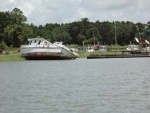 Boats littered up and down the waterway