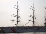 CG tall ship in the Port of Wilmington.