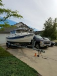 20160619 171327 boat purchased in Arkansas and towed to Washington.