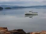 Calm winter's day on Frenchman's Bay, ME 