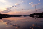 Anchorage at sunrise (Reid Harbor)