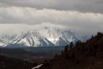 First view of the Tetons, from the east