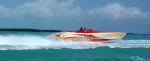 Go-Fast boats blasting by us