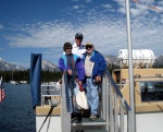 Herb and Wilma back at the dock after the breakfast cruise