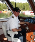 At the helm