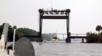 Lift bridge on the canal