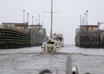 Through a lock and into Lake Okeechobee