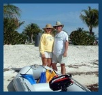 J&J with dinghy in the Keys...