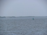 Green can on the way out to Little Egg Inlet Long Beach Island to the left