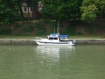 Will-C on the Erie Canal on the south wall headed east bound in Pittsford New York September 2009