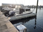 Sheltered Cove Marina Tuckerton N.J.  our headquarters for spring blue fish excursions. Great lauch ramp with a nice floating dock.Slips have full fingers with floating docks