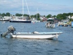 Knot Flying wondering thru Vinalhaven moorings 8/12/2010