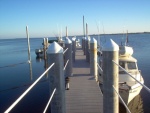 on the guest dock in Spanish Harbor/Doctors Arm