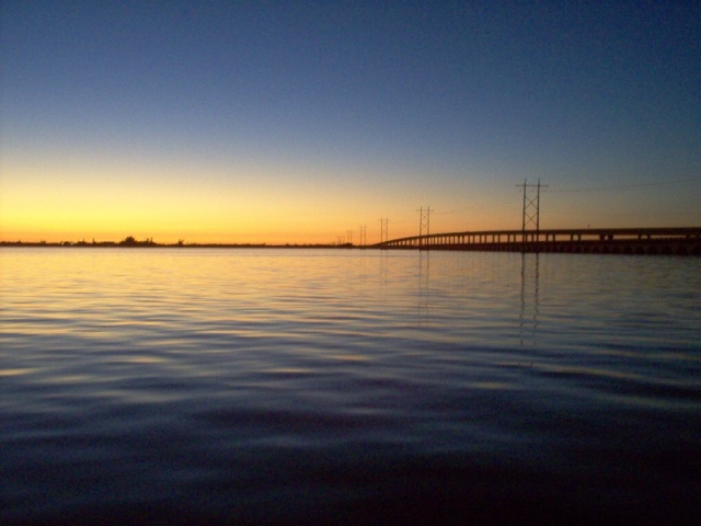 Sunset from Niles Channel on Thanksgiving Night