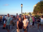 Mallory Square at sunset.