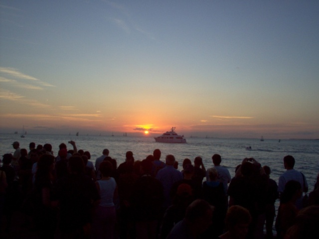 Sunset at Mallory Square.