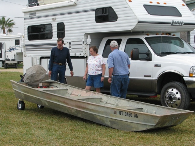 Outfitting our flats boat