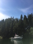 Anchored up at Alder Lake