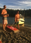 Some fun adult games after fishing (lake Roosevelt)