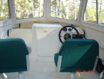 Note port seat moved to port side to give more room for passage