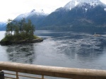 View from Malibu down Jervis Inlet