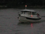 OTTER coming in from a twilight cruise