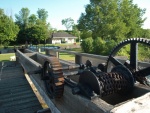 Rideau locks were built 175 years ago - pretty amazing - mostly still all hand crank