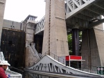 Ron in awe of lift lock