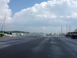 P1000334 Gin Mill to the right of the ramp. So much for safe boating. Same place shown later in a picture taken from Will-C's cockpit in a night photo