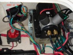 Tab pump and control module in starboard lazarette