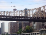 DSC02539 Queensboro Bridge and the Roosevelt Island tramway built in Switzerland 2 dollars each way seniors and disbled ride round trip for 2 dollars