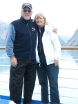 Glacier National Park   with our warm c-dory vests on 