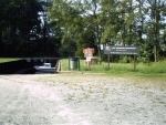 Litl' Tug at dock in Dismal Swamp Canal, ready to get underway.