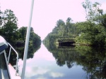 Old bridge across canal