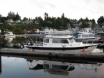 Four boats in Port Orchard visitor slips; three of them C-Dory 25 Cruisers!!!!!!!