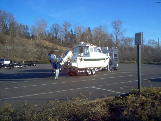 (Cygnet) Sea trials complete and back on the trailer