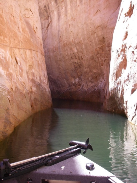 About as far as I could go in Anasazi Canyon. Very cool place.