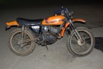 My 2nd bike. 1974 Kawasaki 100. Not actual picture.