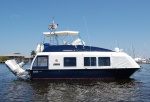 Cruising Boat on the ball in Naples Bay