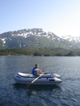 Tenth lap around the boat - Surprise Cove, PWS, AK