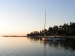 (Pat Anderson) Sunrise at Cabbage Island, Gulf Islands, BC