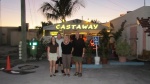 Jenna,Dave,Jess,Mike,Ginny my wife taking picture Marathon at Castaway