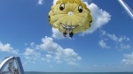 Ginny and Jess parasailing