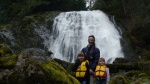 The must have photo in front of Chatterbox Falls