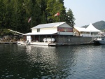 Store and fuel dock at Pierre's, Broughtons, BC