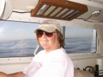 Patty at the Helm 8-13-06