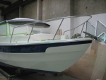 25' Cruiser bow with windlass and drop bow roller