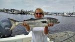May 27th 2014 Ginny had the best fish of the day, Near Little Beach Little Egg Inlet N.J.