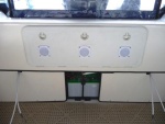 8. Vented Battery Compartment. We carry 1 - starting battery and 2- house batteries.